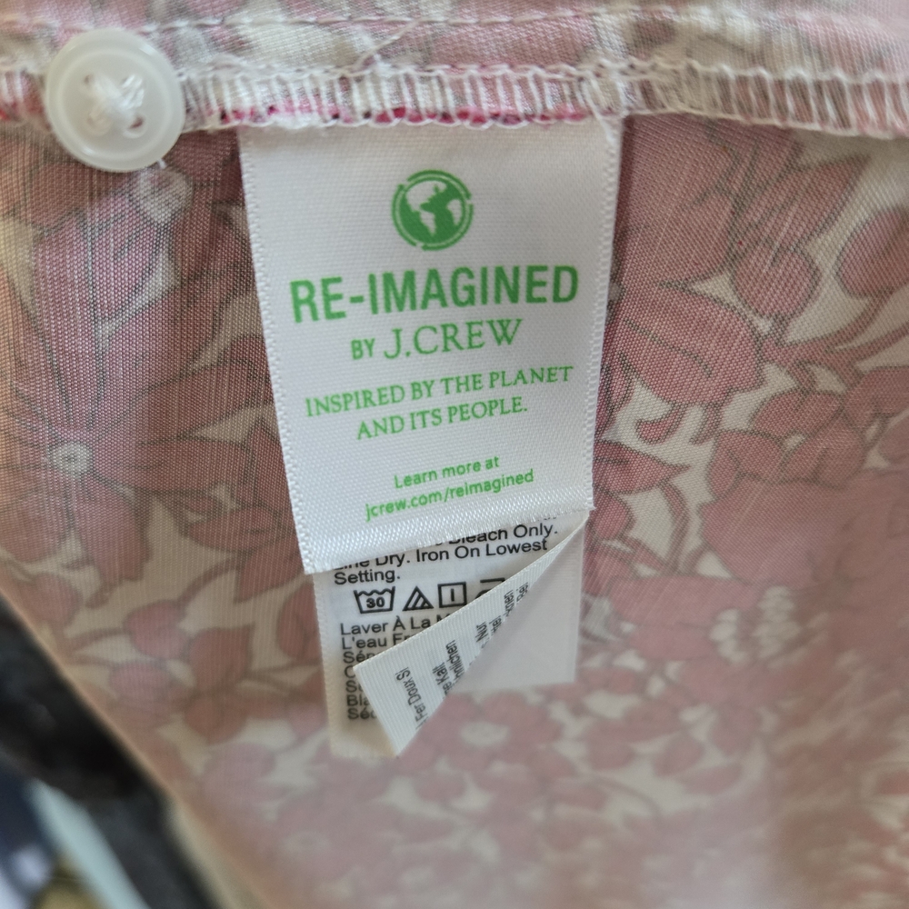 EUC J Crew Collection Pink and White Floral Maxi Dress - Picture 8 of 9